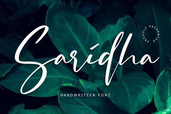 Saridha Font Poster 1