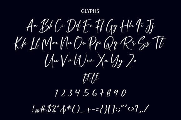 Saridha Font Poster 8