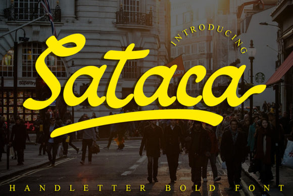 Sataca Font Poster 1