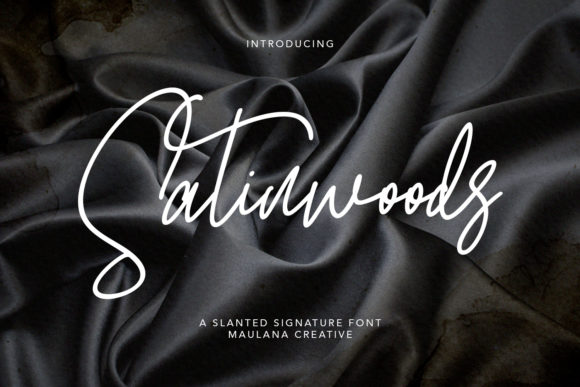 Satinwoods Font Poster 1