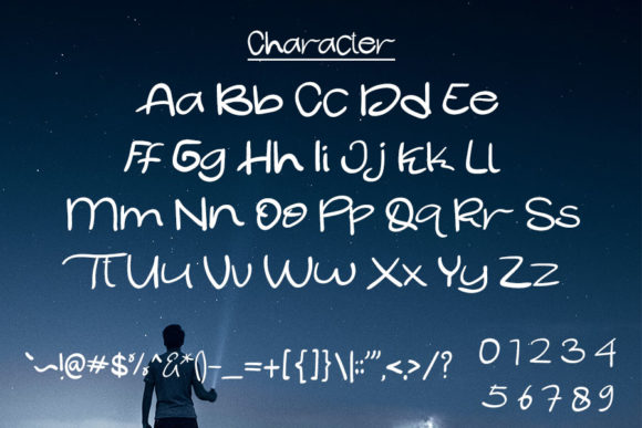 Satnight Font Poster 3
