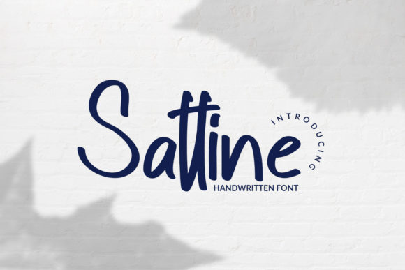 Sattine Font Poster 1