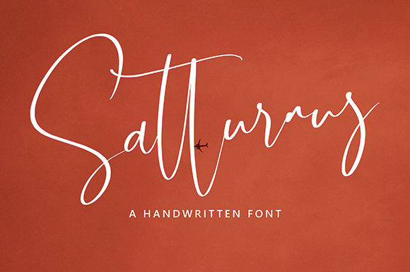 Satturnus Font Poster 1