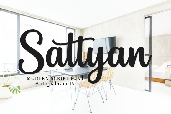 Sattyan Font Poster 1