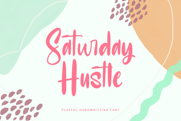 Saturday Hustle Font Poster 1