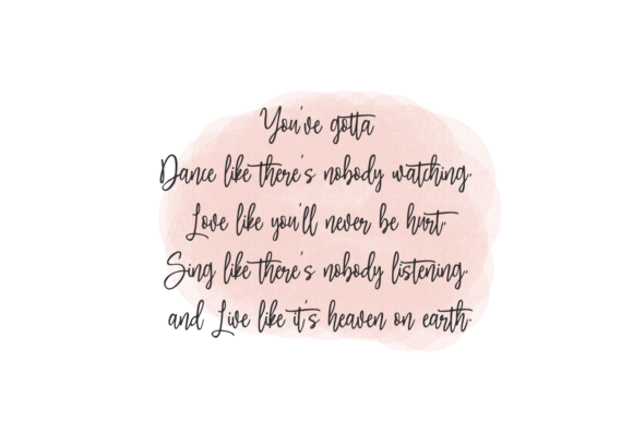 Saturday Wishes Font Poster 10