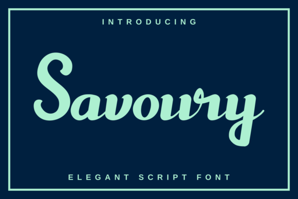 Savoury Font