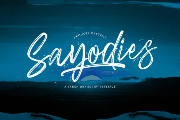 Sayodies Font Poster 1