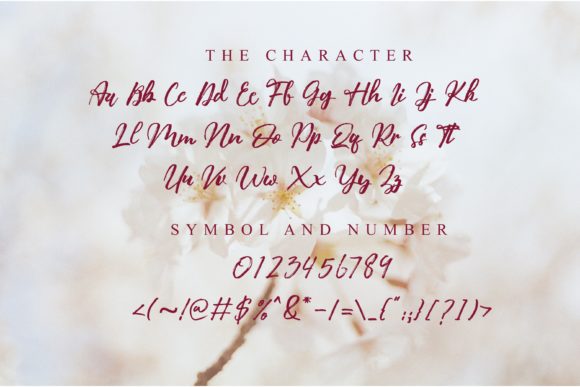 Scarlet Font Poster 2