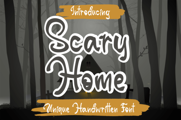 Scary Home Font Poster 1