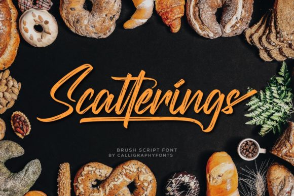 Scatterings Font