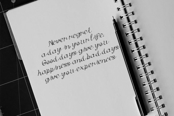 School Book Font Poster 2