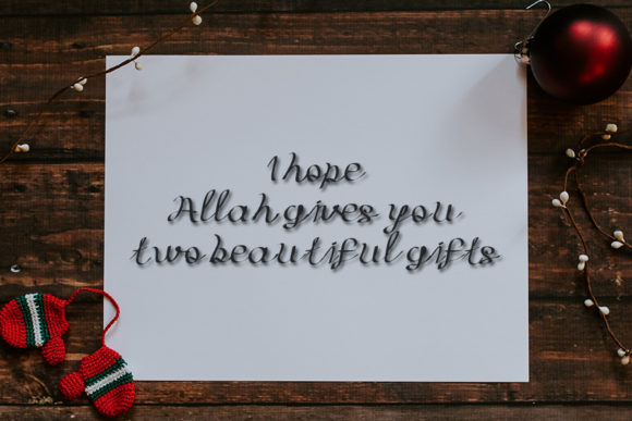 School Book Font Poster 3