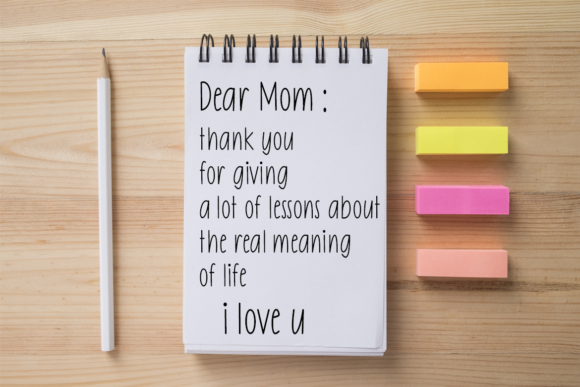 School Diary Font Poster 3
