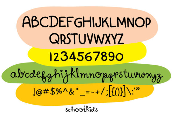 SchoolKids Font Poster 2