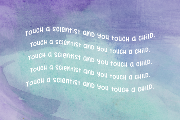 Scientist Font Poster 3
