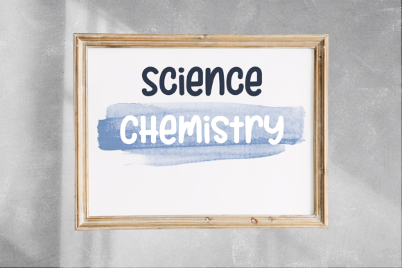 Scientist Font Poster 5