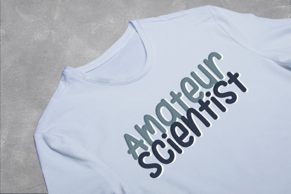 Scientist Font Poster 6