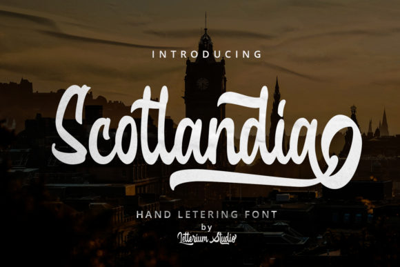 Scotlandia Font Poster 1