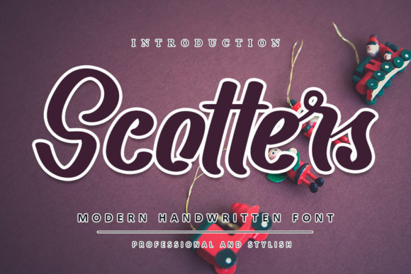Scotters Font Poster 1
