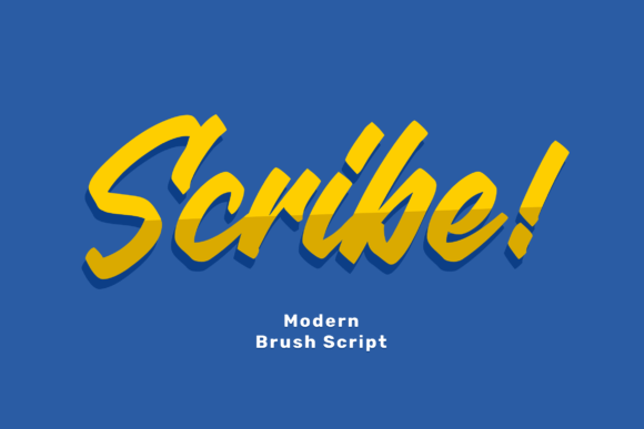 Scribe Font Poster 1