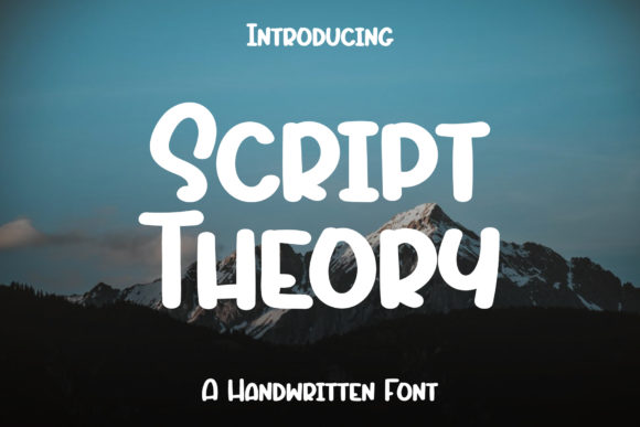 Script Theory Font Poster 1