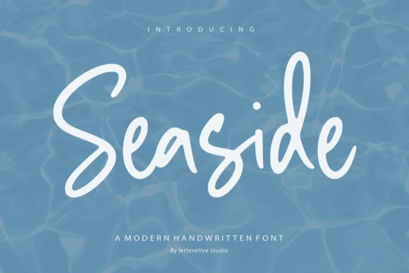 Seaside Font Poster 1
