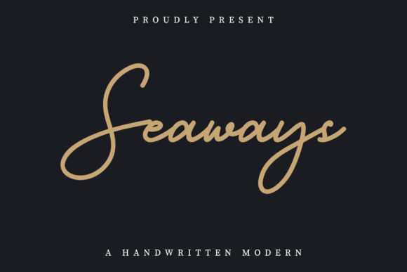 Seaways Font Poster 1