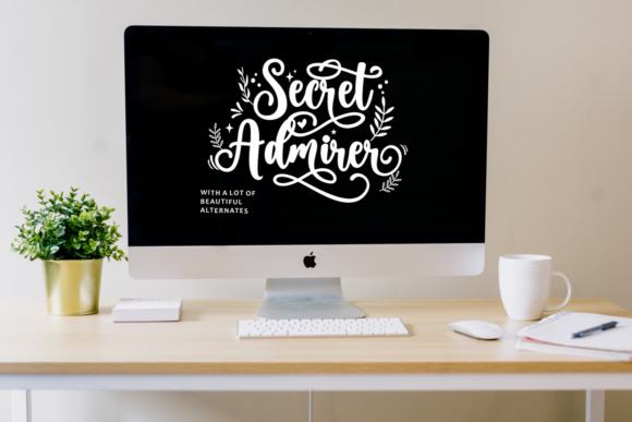 Secret Admirer Font Poster 7