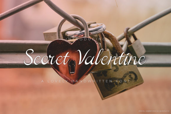 Secret Valentine Font Poster 1