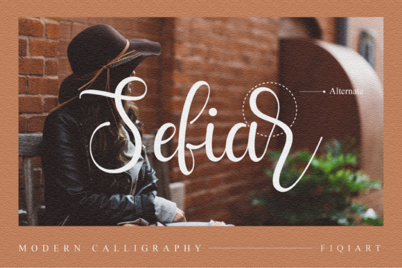 Sefia Font Poster 3