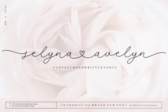 Selyna Avelyn Font Poster 1