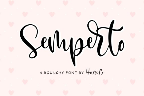 Semperto Font Poster 1