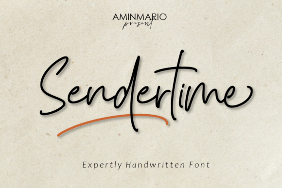 Sendertime Font Poster 1