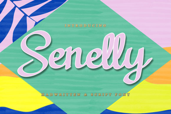 Senelly Font Poster 1
