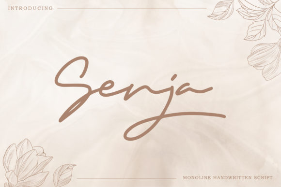 Senja Font Poster 1