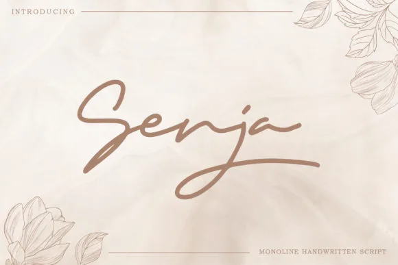 Senja Font Senja Font Poster 1