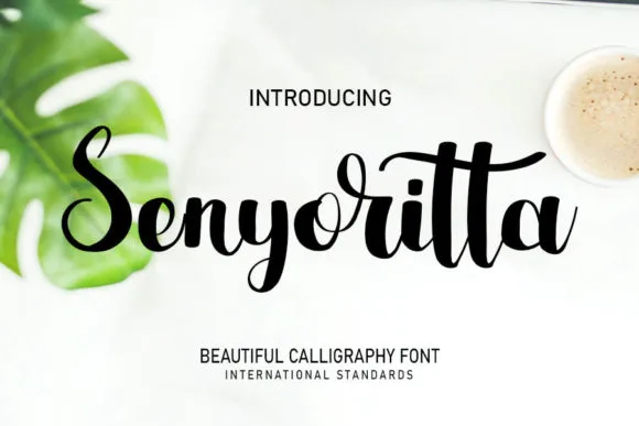 Senyoritta Font Senyoritta Font Poster 1