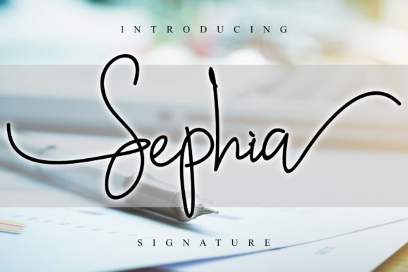 Sephia Font