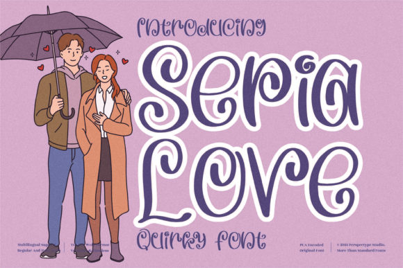 Sepia Love Font Poster 1