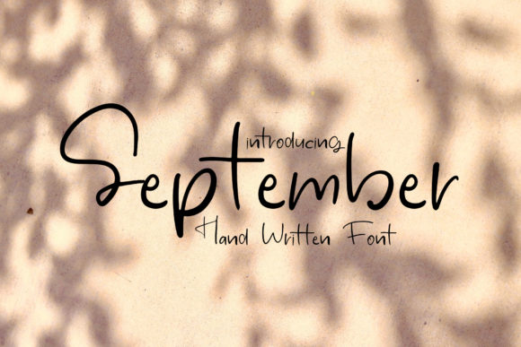 September Font