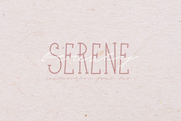 Serene Beauty Font Poster 1