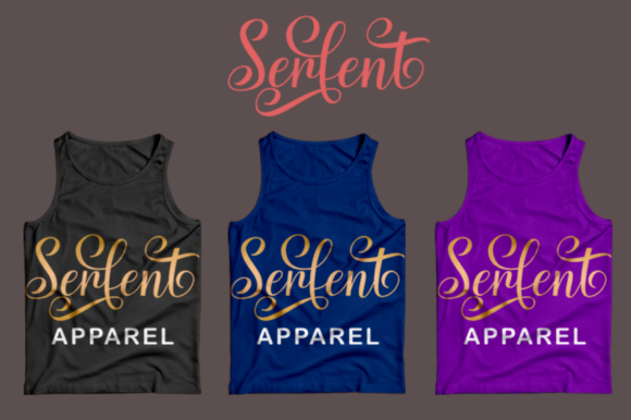 Serfent Font Poster 2