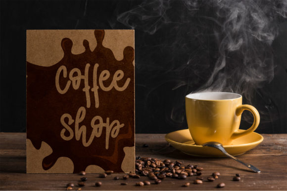 Seruput Kopi Font Poster 3