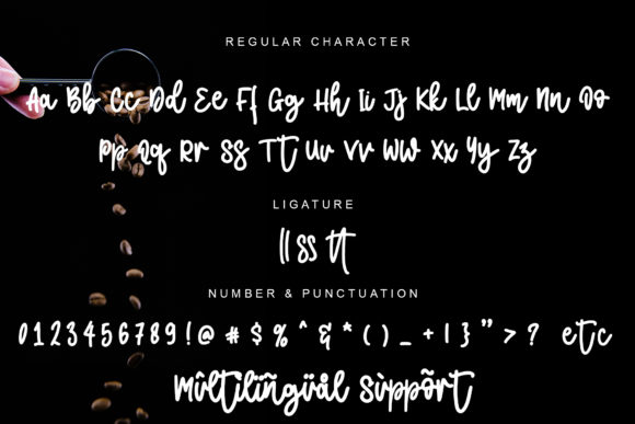 Seruput Kopi Font Poster 5
