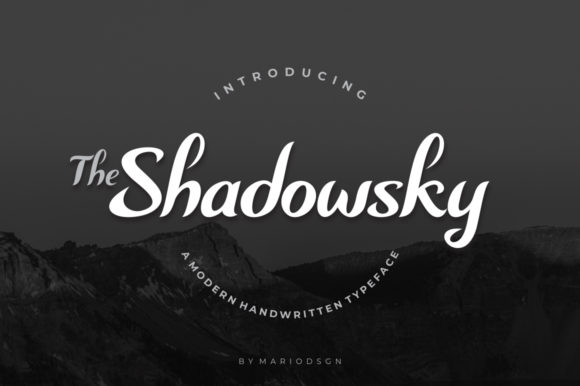 Shadowsky Font Poster 1