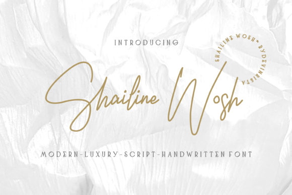 Shailine Wosh Font