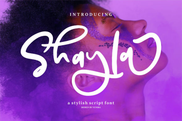 Shayla Font Poster 1