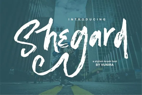 Shegard Font Shegard Font Poster 1