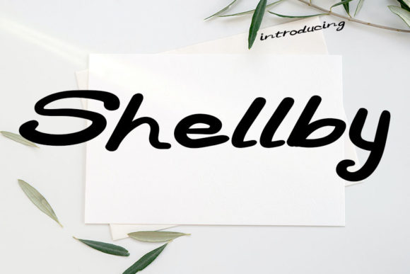Shellby Font Poster 1